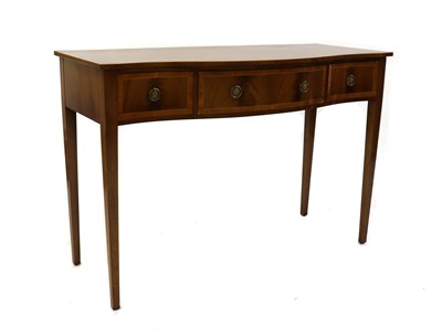 Lot 223 - A mahogany and inlaid serving table