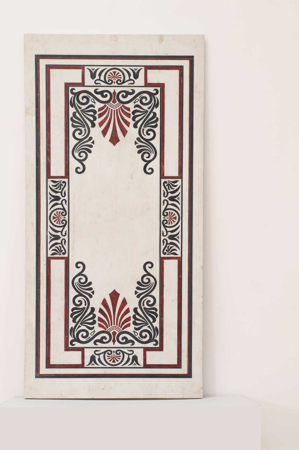 Lot 203 - A grand-tour-style pietra dura marble tabletop