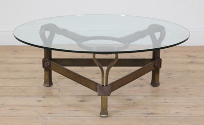 Lot 438 - A brutalist coffee table