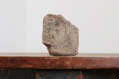 Lot 246 - A limestone carving of the Madonna and Child