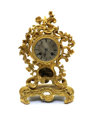Lot 157A - A gilt bronze mantel clock