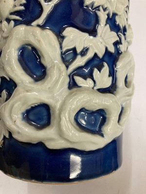 Lot 105 - A Japanese blue and white vase