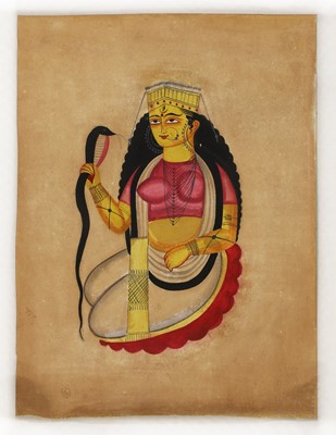 Lot 83 - Bengali Kalighat School, late 19th/early 20th century