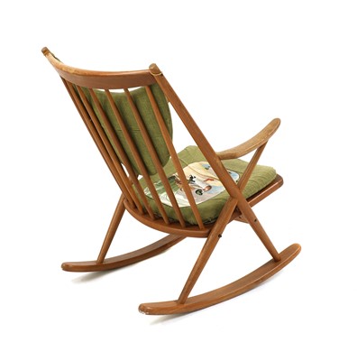 Lot 452 - A Danish rocking chair