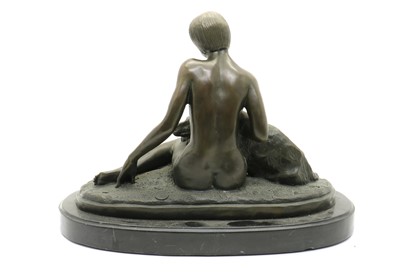 Lot 140 - A bronze figure