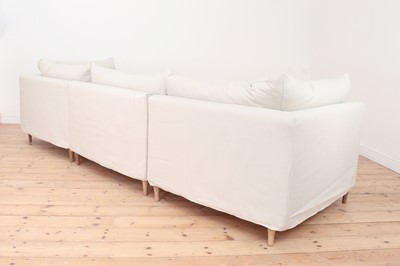 Lot 604 - A large 'Orlando' modular sofa by Maker & Sons