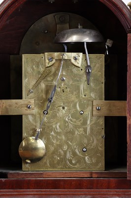 Lot 384 - A George III mahogany cased bracket clock