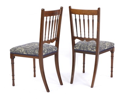 Lot 9 - A fine pair of rosewood side chairs