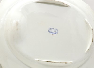 Lot 52 - A pair of porcelain dishes by J & W Ridgway