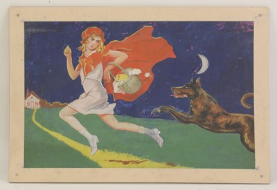 Lot 122 - 'Red Riding Hood and the Wolf' and 'Dancers for Arabian Nights'