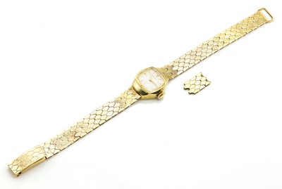 Lot 568 - A ladies' Junghans mechanical bracelet watch