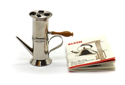 Lot 29 - An Alessi miniature stainless steel Caffatierra Napoletana
