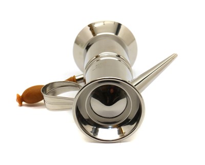 Lot 29 - An Alessi miniature stainless steel Caffatierra Napoletana