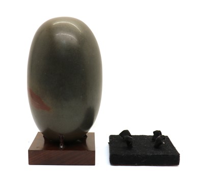 Lot 275 - A large polished Shiva Lingam stone