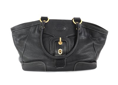 Lot 350 - A Todds black leather shoulder bag