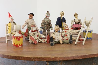Lot 240 - A large collection of Schoenhut circus figures and animals