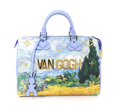 Lot 360 - A Louis Vuitton limited edition Jeff Koons Van Gogh Speedy 30