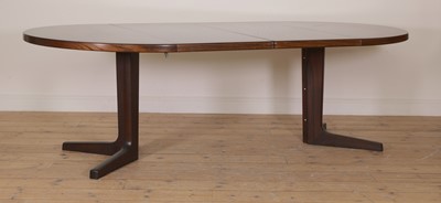 Lot 413 - A Danish rosewood dining suite