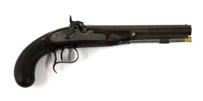 Lot 105 - A percussion duelling pistol by Sparling, London