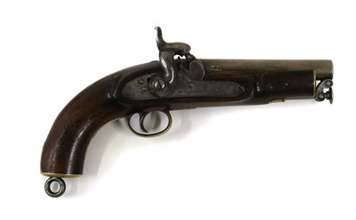 Lot 103 - A military constabulary percussion belt pistol