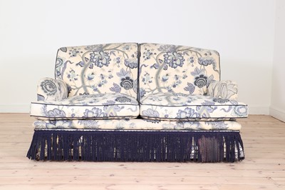 Lot 357 - A two-seater sofa in the manner of Howard & Sons
