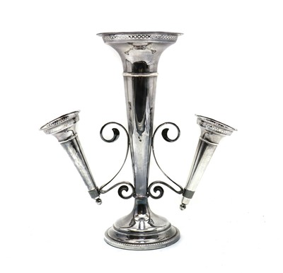 Lot 13 - A silver epergne