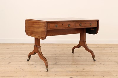 Lot 632 - A Regency strung mahogany sofa table