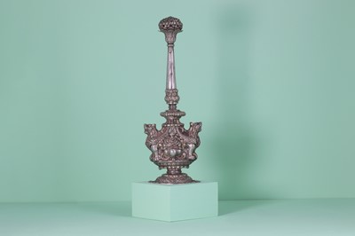 Lot 306 - A silver and parcel-gilt rosewater sprinkler