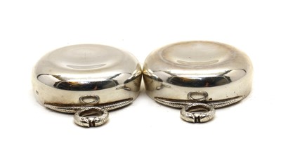 Lot 21 - A pair of silver wine tasters