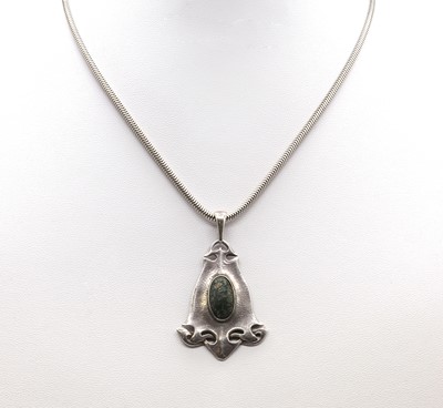 Lot 51 - An Arts Nouveau/Jugendstil silver pendant, by Murrle Bennett & Co