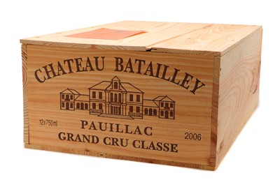 Lot 95 - Chateau Batailley, Pauillac, 5eme Cru Classe, 2006 (12, OWC)