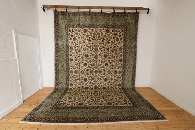 Lot 583 - A Persian wool carpet