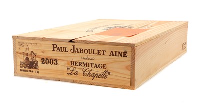 Lot 229 - Hermitage, La Chapelle, Paul Jaboulet Aine, 2003 (6, OWC)