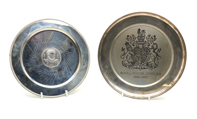 Lot 12 - A silver Library of Imperial History limited edition commemorative plate