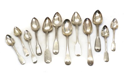 Lot 14 - A collection of Austrian and German silver flatware