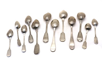 Lot 14 - A collection of Austrian and German silver flatware