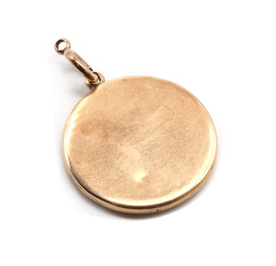 Lot 15 - A gold Independent Order of Rechabites locket