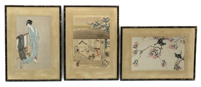 Lot 74 - A collection of seven Japanese prints