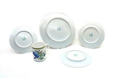 Lot 85 - A group of Hermes ‘Toucans’ pattern porcelain items