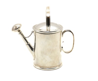 Lot 19 - A Garrard & Co novelty silver watering can