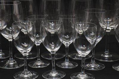 Lot 109 - A collection of Baccarat glasses