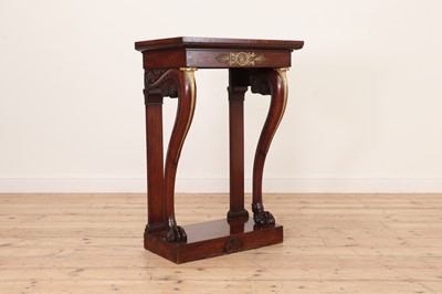 Lot 219 - A Regency mahogany pier table
