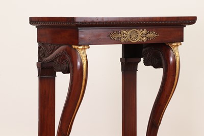 Lot 219 - A Regency mahogany pier table