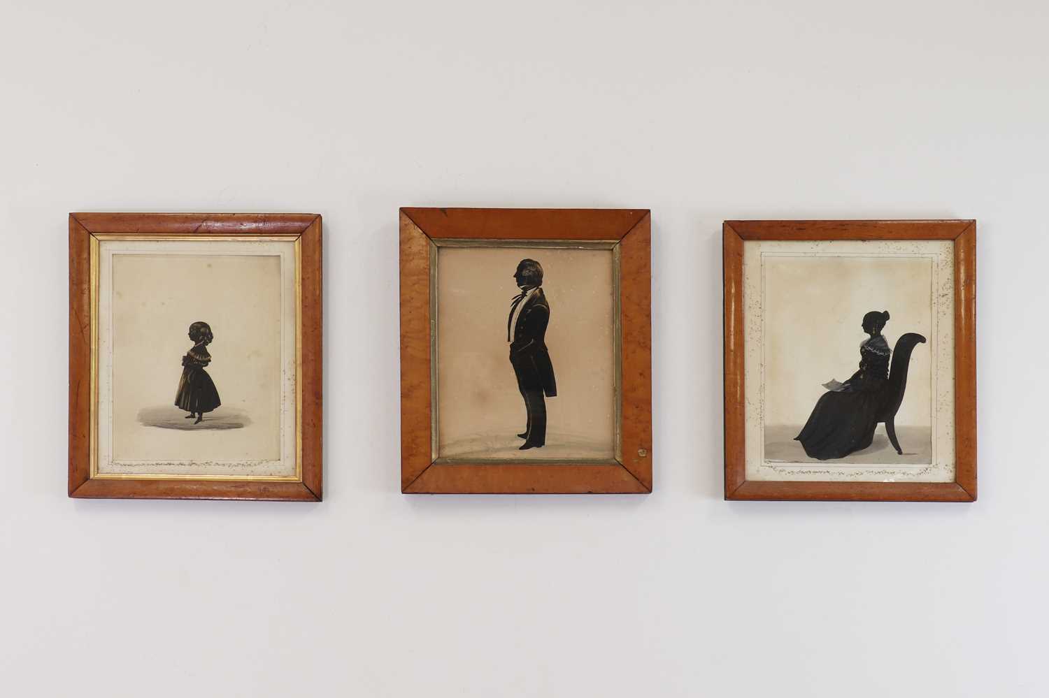 Lot 183 - Three silhouettes