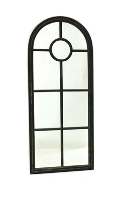 Lot 289 - A metal framed wall mirror