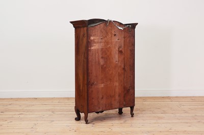 Lot 179 - A French walnut display cabinet