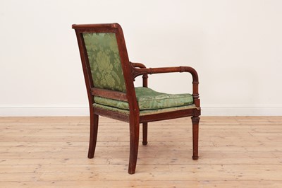 Lot 181 - A Louis Philippe mahogany fauteuil