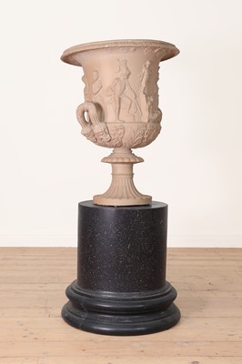Lot 172 - A composition campana urn