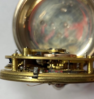 Lot 484 - A sterling silver Bentley & Beck key wind pocket watch