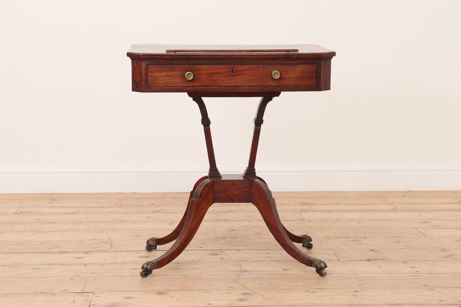 Lot 226 - A Regency mahogany reading table